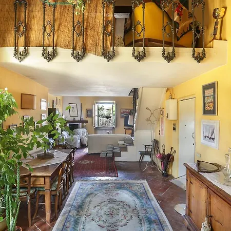 A Postcard View In A Vintage Apartment Florence