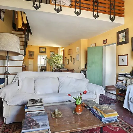 A Postcard View In A Vintage Apartment Florence