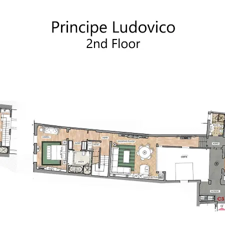 Principe Ludovico - La Dimora Degli Affreschi * Firenze