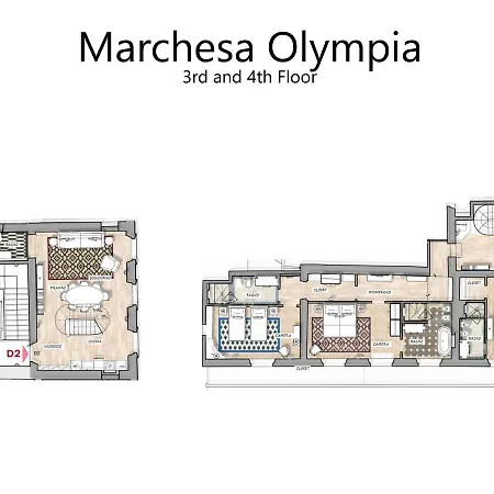 Marchesa Olympia - La Dimora Degli Affreschi Apartment Florence