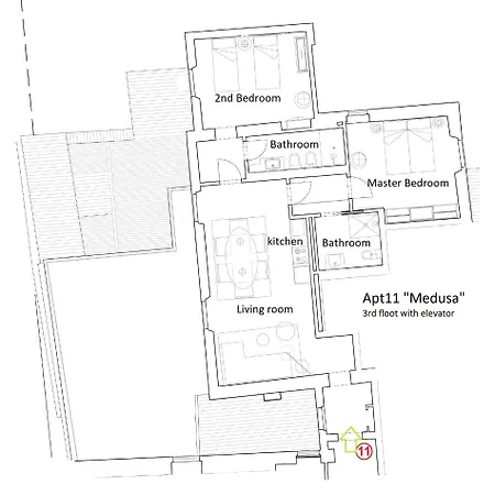 Palazzo Signoria Luxury 11-medusa Apartment Florence