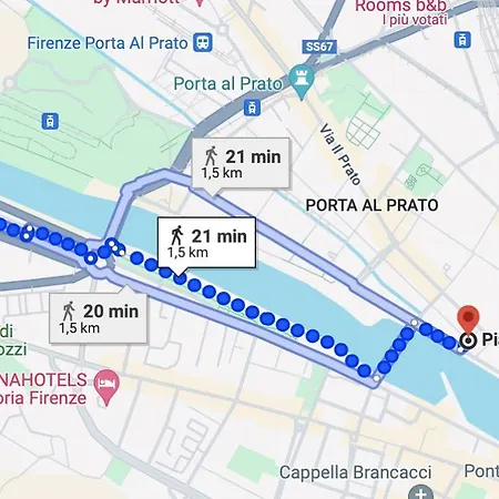 Apartmán Indipendent With Terrace - Parking Florencie