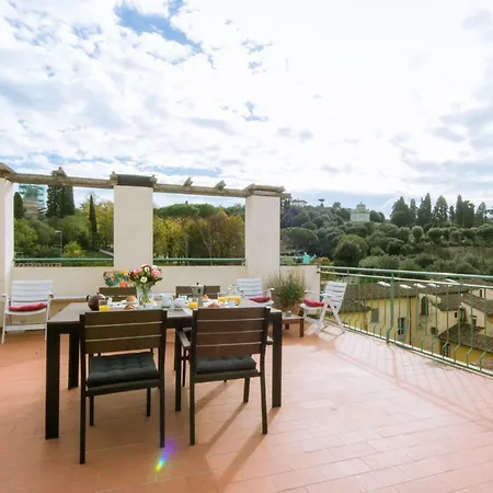 Boboli Garden Terrace Apartment Florence