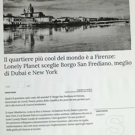 Apartment San Frediano Holidays *