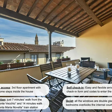 Buonarroti Big With Terrace In Oltrarno Apartamento Florencia