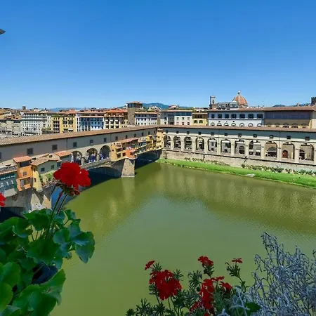 Wonderful Terrace Over Ponte Vecchio With Elevator Florence