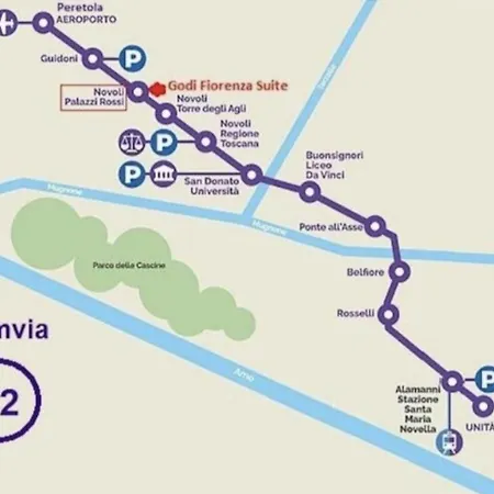 Apartment Godi Fiorenza - Duomo A 15 Minuti E Aeroporto A 4 Minuti Con Tramvia T2 *